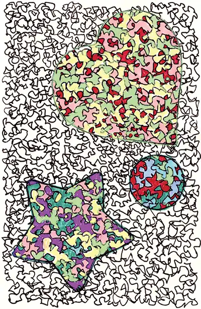 How To Art_PosNegSM How-to art example: Positive/Negative Designs abstract art composition