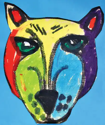 Animal Head by Rameck Original Children's Published Content for Children's Creative Writing and Art Magazine